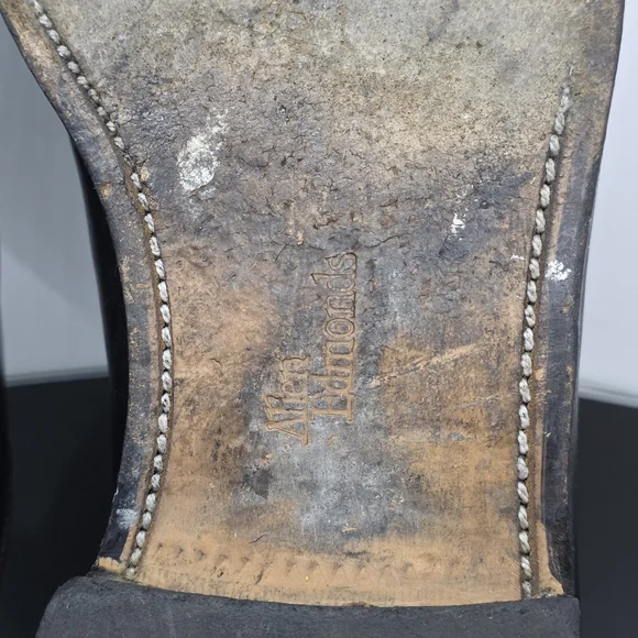 Quiet Luxury Allen Edmonds Delray Apron Toe Oxford Men’s 11.5 D Black Leather US - Picture 10 of 11